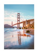 Golden Gate Bridge At Sunset | Stwórz własny plakat