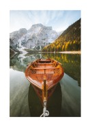 Rowing Boat In Lake | Stwórz własny plakat