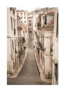 Calm Street In Old Lisbon | Stwórz własny plakat