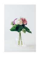 Hydrangea Flowers In Vase | Stwórz własny plakat