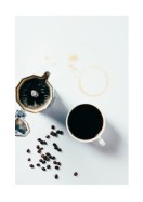 Black Coffee And Mocha Pot | Stwórz własny plakat