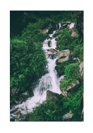 Beautiful Waterfall In The Himalayas | Stwórz własny plakat