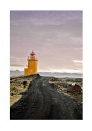 Lighthouse At Sunrise In Iceland | Stwórz własny plakat