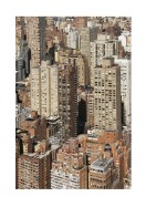 Aerial View Of Buildings In New York City | Stwórz własny plakat
