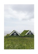 Farmhouses In Iceland | Stwórz własny plakat