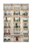 Building Facades In Paris | Stwórz własny plakat
